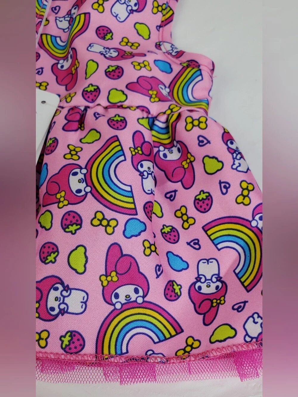 Build-A-Bear BABW Sanrio Hello Kitty and Friends My Melody Rainbow Dress Outfit